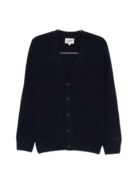 Sweter Mc2 Saint Barth wełniany niebieski