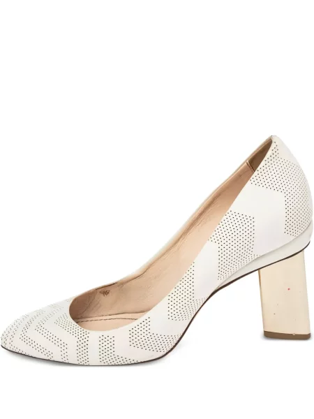 Pantofi cu toc Nicholas Kirkwood alb