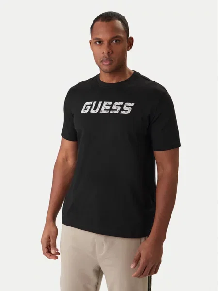 Guess Marškinėliai juoda