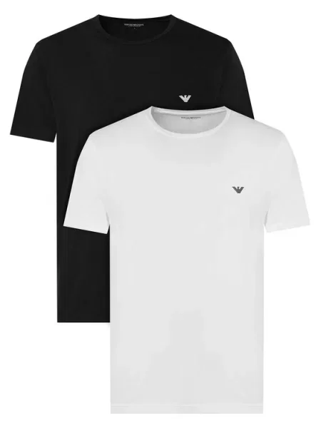 Emporio Armani Underwear Set t-shirt majica﻿ Šarena Slim Fit crna