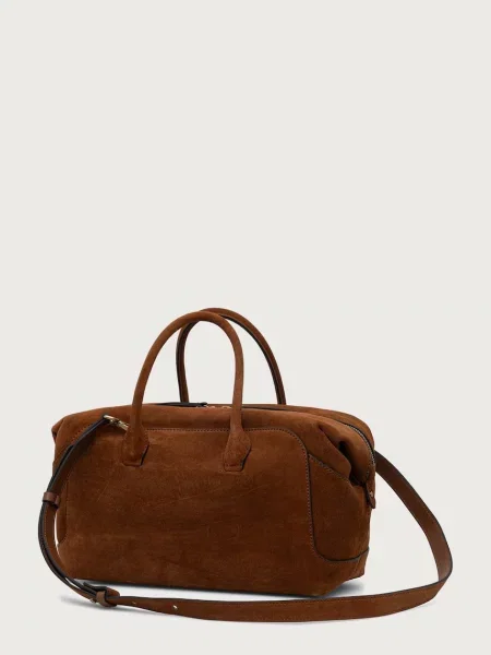 GIANNI CHIARINI Bőrönd Gemma | hasított bőr barna