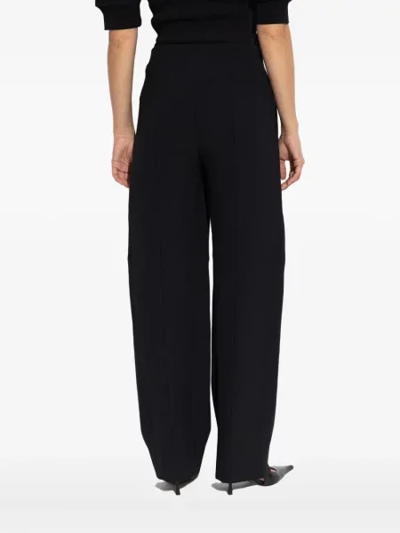 Pantaloni Victoria Beckham plisate negru