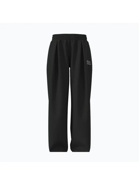 Spodnie Under Armour Rival Fleece Script black/white czarne