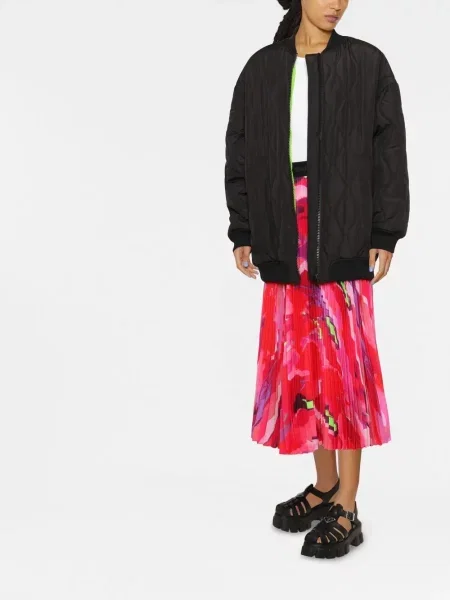 Prošívaná bomber bunda Msgm černá