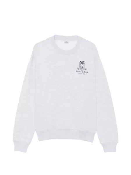 Суитчър Sporty & Rich с принт сиво