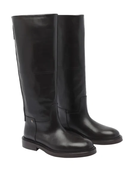 Botine Poeve din piele maro