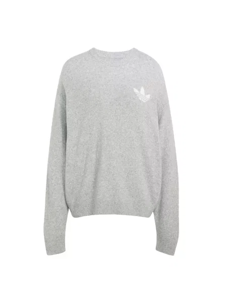 ADIDAS ORIGINALS Pulover Athl Dept siva bijela