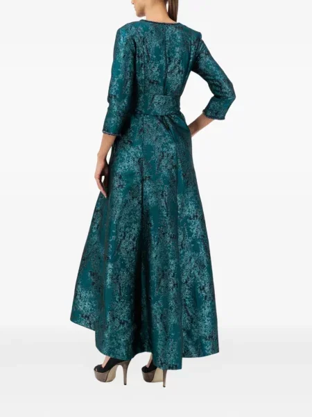 Maksi sukienka maxi Baruni garniturowa niebieska