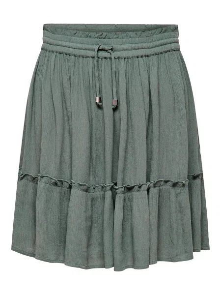 ONLY Fustă Ibiza închis verde