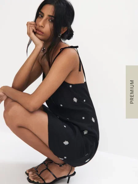 Kostiumas mini mini suknelė Mohito juoda