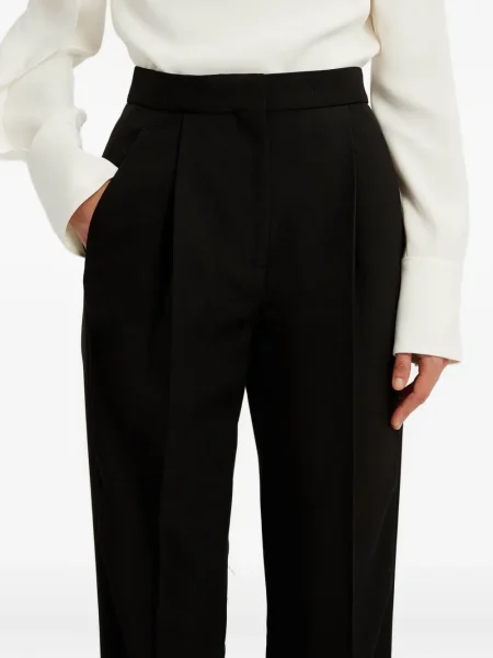 Pantaloni Erdem plisate negru