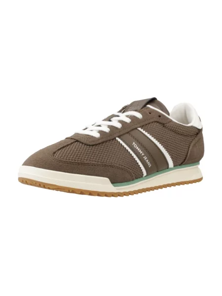 Tommy Jeans sneakersy TJW LOW PROFILE RUNNER brązowy