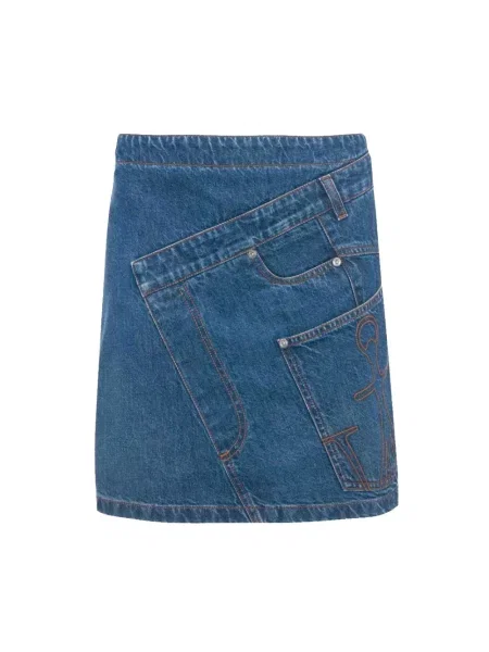 Mała mały spódnica jeansowa Jw Anderson niebieska
