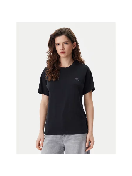 Napapijri T-Shirt S-Nina Regular Fit μαύρο