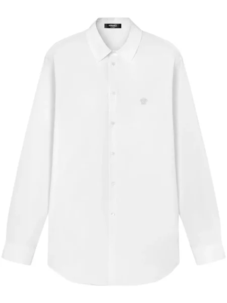 Cămașă Versace cu broderie alb