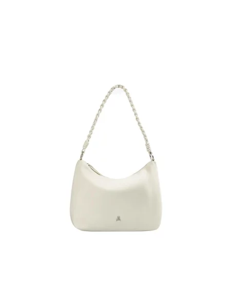 Scalpers Kabelka na rameno šedobiela