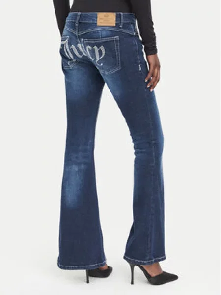 Juicy Couture Jeans hlače Bootcut Fit siva