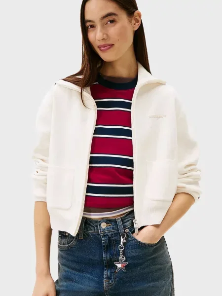 Кардиган Tommy Jeans білий