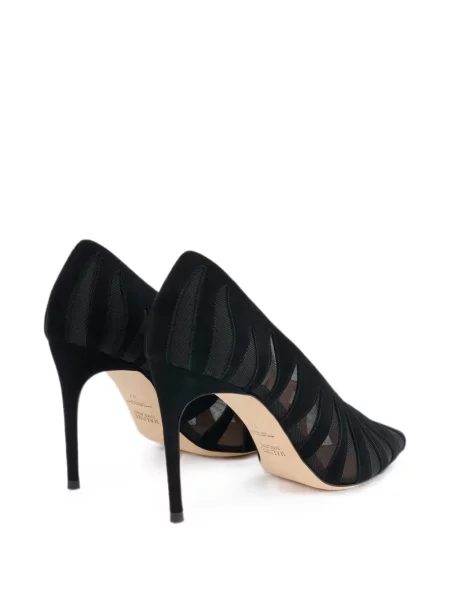 Γοβάκια Malone Souliers σουέτ μαύρο