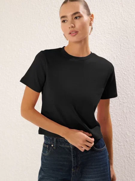 Trendyol Tricou negru