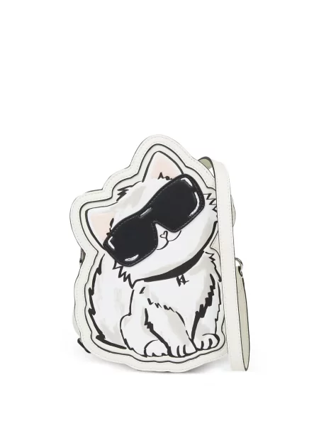 Geanta crossbody Karl Lagerfeld alb