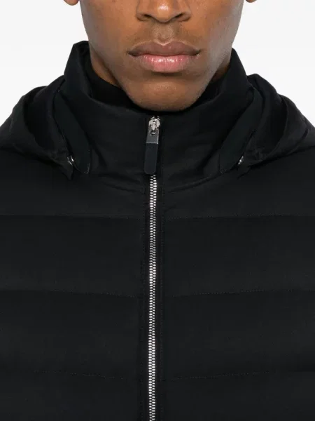 Geacă Zegna cu glugă negru