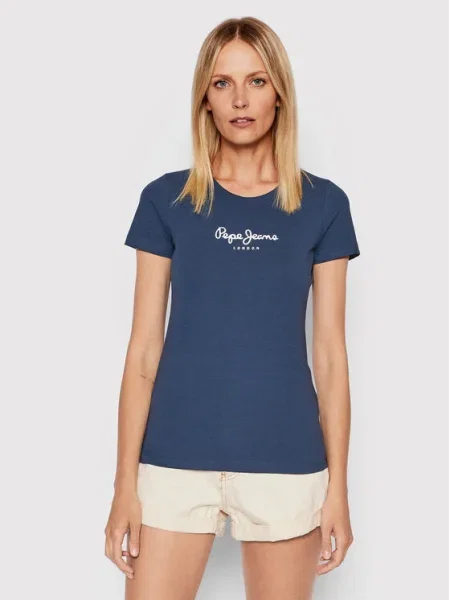 Tričko Pepe Jeans modrá