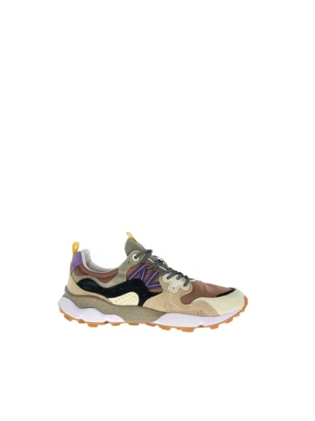 Sneakersy Flower Mountain w kwiatki skórzane