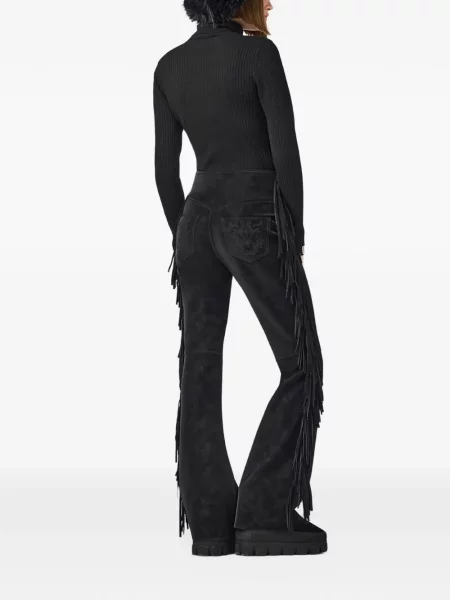 Pantaloni de schi Goldbergh cu franjuri evazate negru