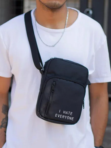 Сумка через плечо Without черная