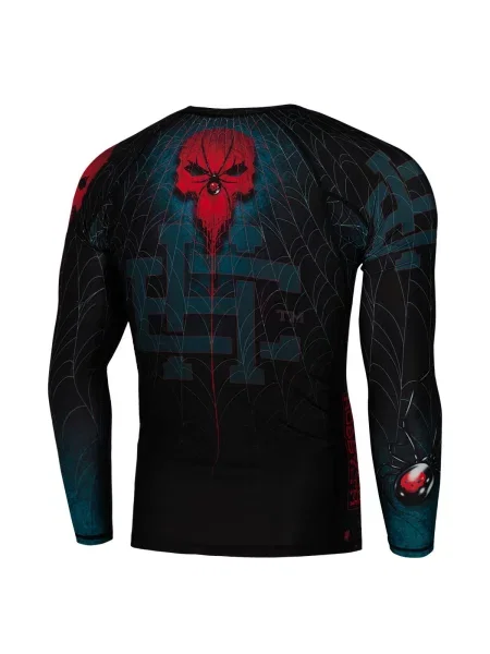 Koszulka sportowa Rashguard do MMA EXTREME HOBBY WIDOW czarna
