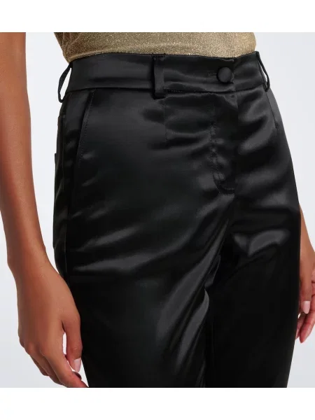 Pantaloni Dolce&gabbana din satin negru