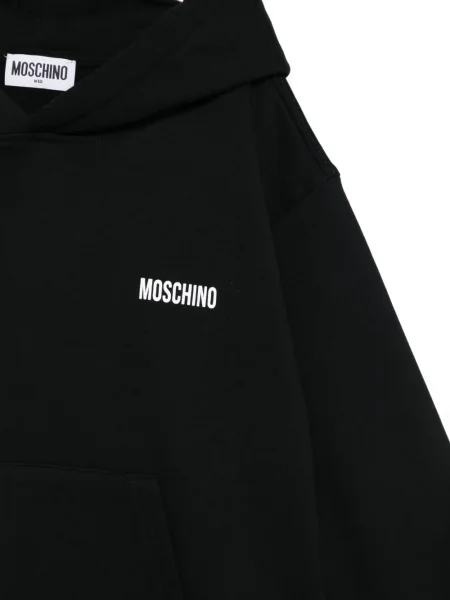 Bluza z kapturem dziecięca Moschino czarna