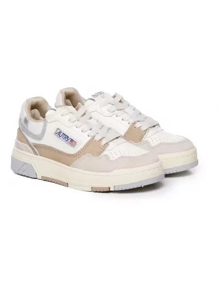 Sneakersy Autry skórzane białe