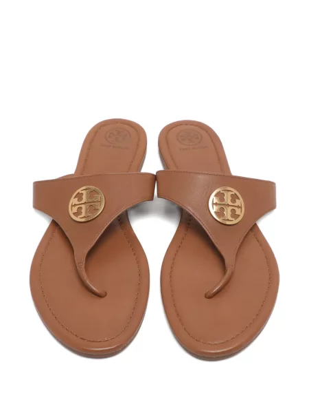 Sandale Tory Burch fără toc maro