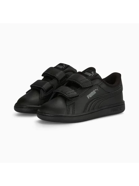 Niemowlęce skórzane sneakersy Smash V czarne