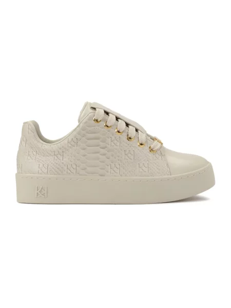 Sneakersy Kazar z nadrukiem białe