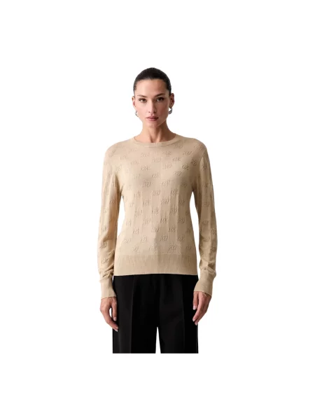 Sweter Armani Exchange beżowy