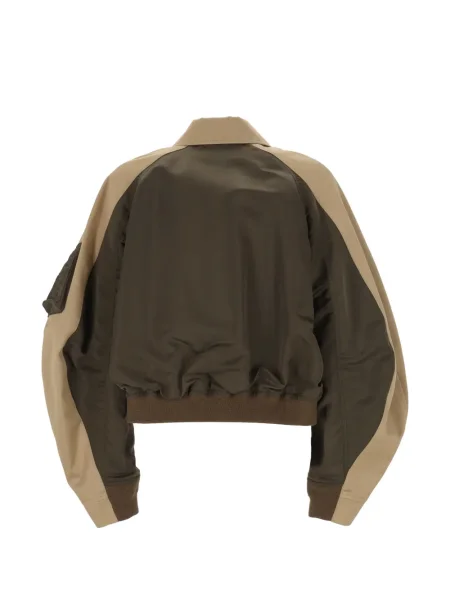 Яке тип бомбър Sacai зелено