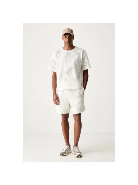 T-shirt The North Face Redbox Mesh T-Shirt White Dune S beżowa