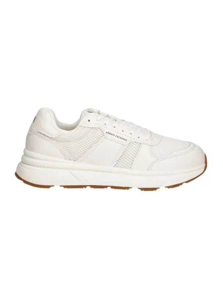 Sneakersy Armani Exchange z nadrukiem białe