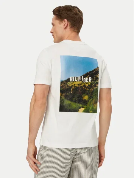 Tommy Hilfiger Marškinėliai Logo Graphic balta