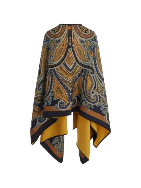 Geacă Etro cu imagine cu model paisley albastru