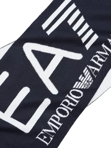 Šal Ea7 Emporio Armani s autogramom plava
