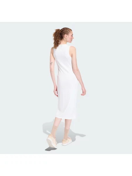 ŠATY ALL SZN RIB DRESS bílé