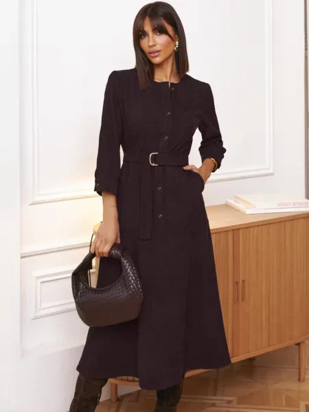 Сукні Dressa оксамит коричневий