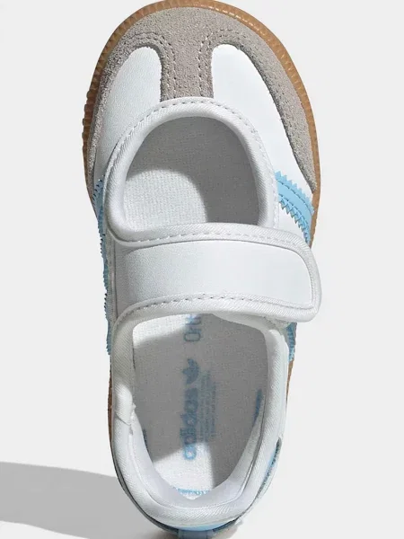Adidas Originals Дитячі шкіряні балетки SAMBA JANE