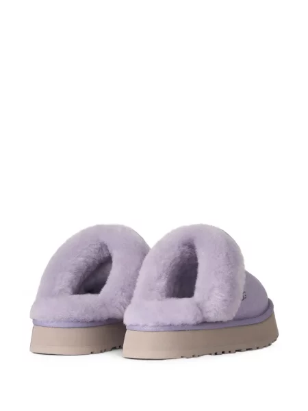 Papuci de casă Ugg din piele de oaie violet