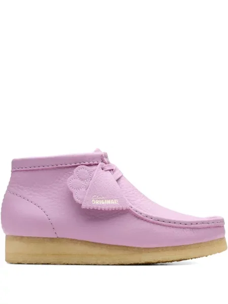 Botine Clarks Originals din piele roz
