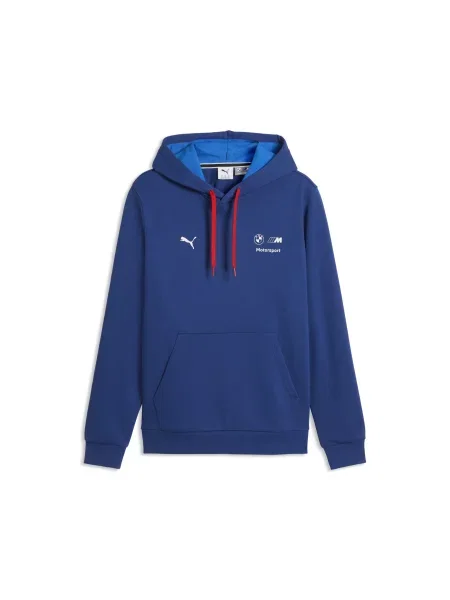 PUMA bluza z kapturem BMW M MOTORSPORT Essentials Akcesoria S niebieski
